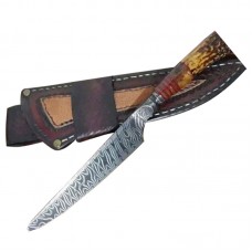 Hunting Knive D2 Steel Sharped Blade With Free Leather Sheath